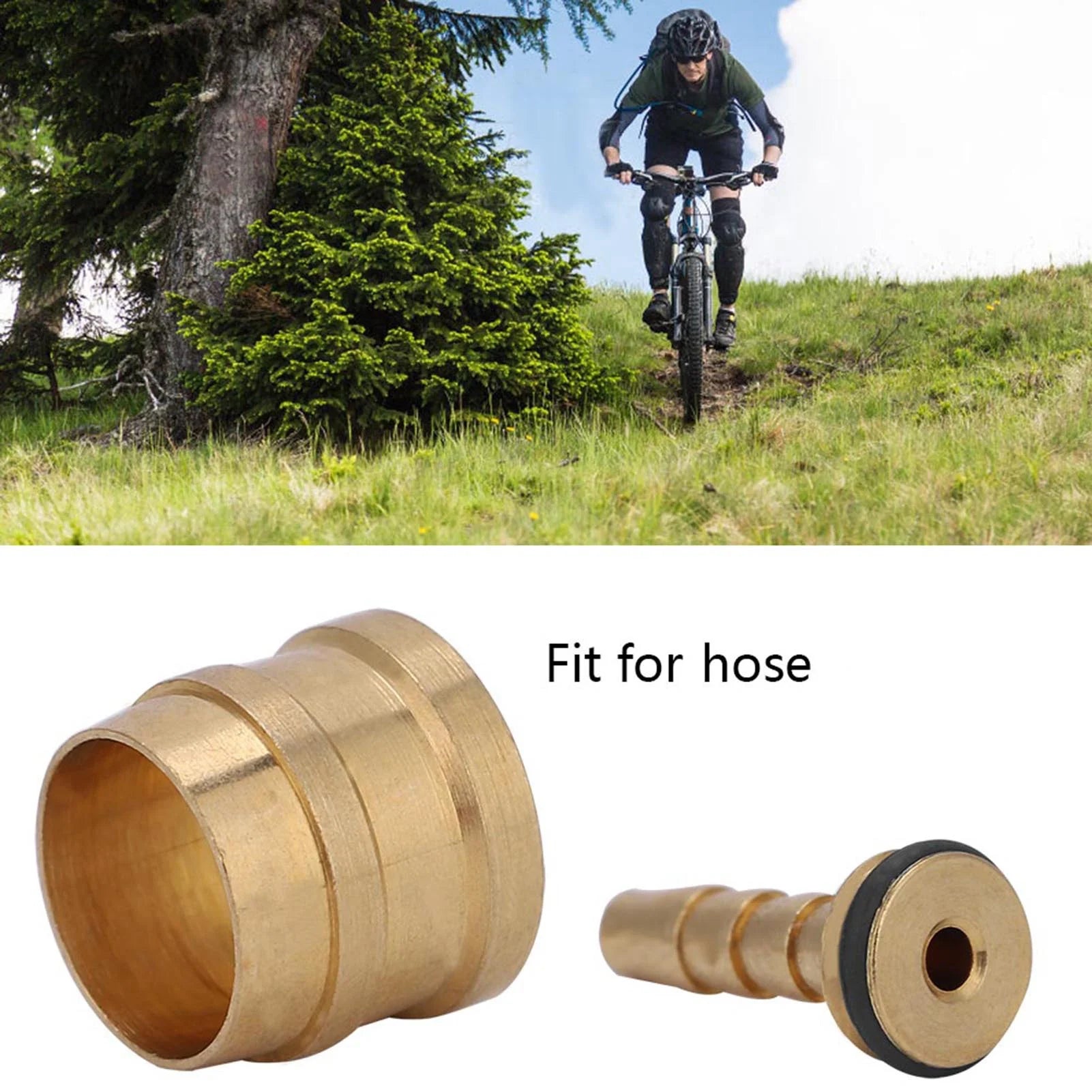 10 Set Hydraulic Disc Brake Hose Olive Connector Insert for Replacement Part Hose Olive Insert Brake Hose Insert Replacement Qme