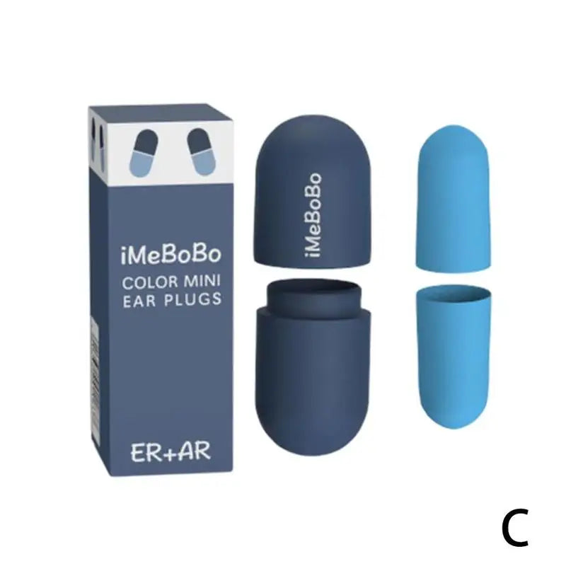 Lipstick noise cancelling earplugs, sponge earplugs, sleep snoring memory foam, sleep silent, student dormitory Qme AD01-0037-Be 10pcs