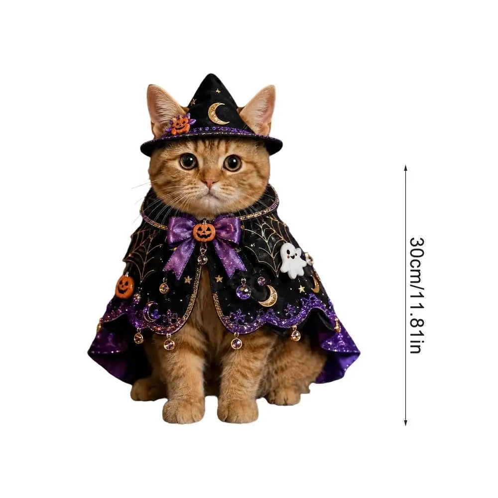 Halloween Costume Cats Pet Cosplay Cloak Cape Kitten Holiday Home Qme E China Mainland