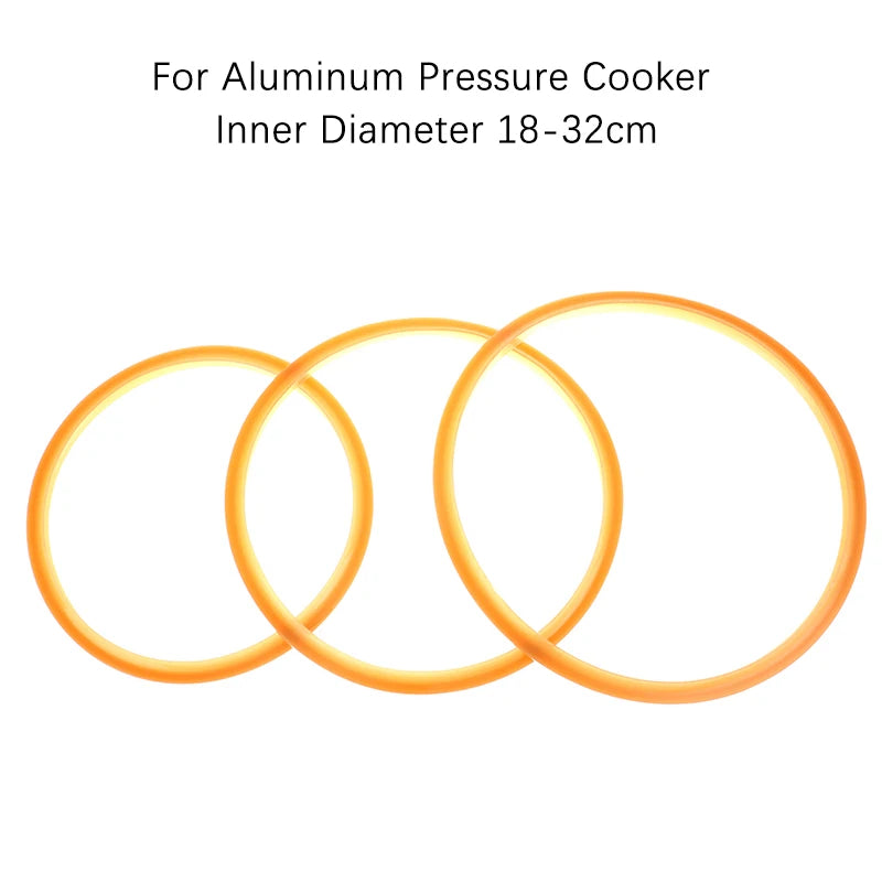 Brown Silicone Rubber Gasket Sealing Ring Aluminum Pressure Cooker 18 Qme