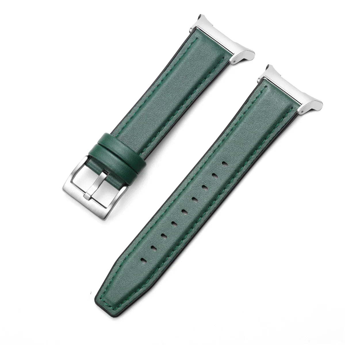 Leather Silicone Hybrid strap for Samsung Galaxy Watch 7 Ultra Smartwatch Band for Galaxy Watch Ultra 47mm Bracelet Belt strap Qme GrS Galaxy 7 Ultra 47mm
