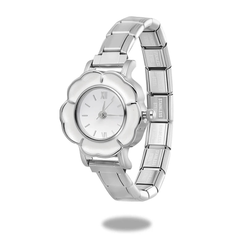 Y2K Wholesale Colorful Flowers Stainless Steel Watch Bracelets