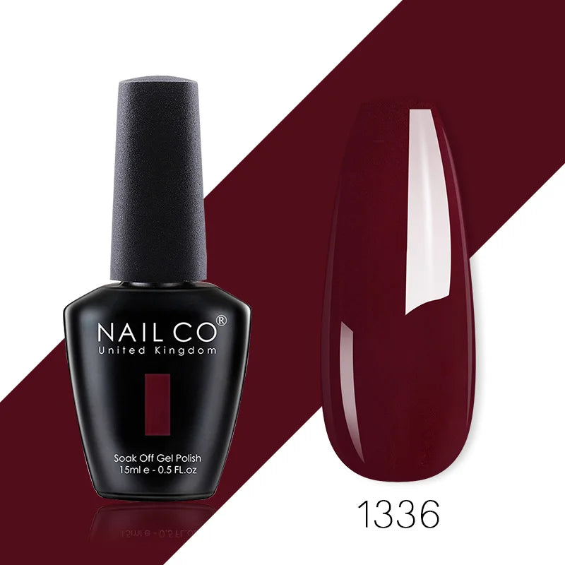 NAILCO 85 Colors Nail Gel UV LED Lacquer Manicure Varnish Hybrid Semi