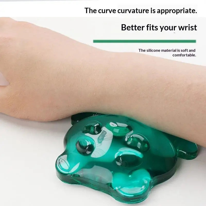 Silicone Gel Mouse Wrist Rest Soft Cute Bear Design Ergonomic Support Qme