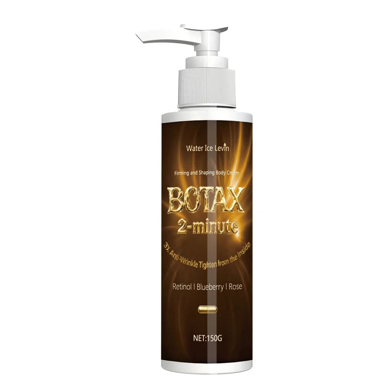 3x Anti-Wrinkle Firming Body Cream with Retinol, Blueberry & Rose for Results in 2 Minutes. Qme Beige 150g