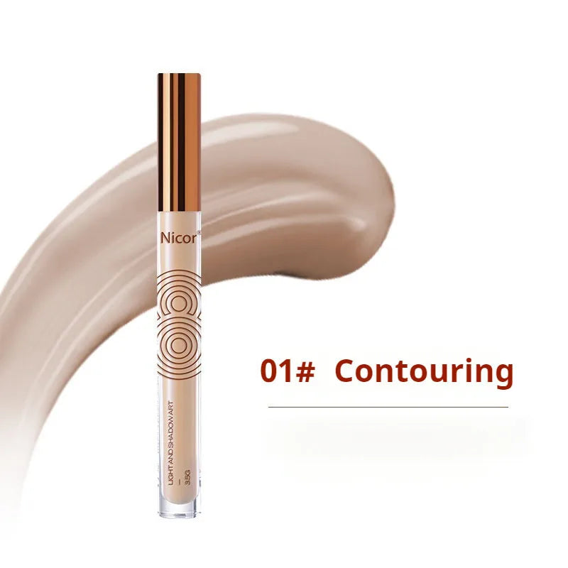 Gloss Concealer Beauty Stick Easy Use Suitable Beginners Waterproof Qme 01 Contouring