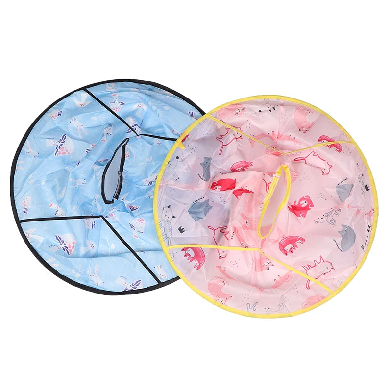 Kids Hair Cutting Gown Hairdresser Apron Cloak Barber Cape Umbrella Qme