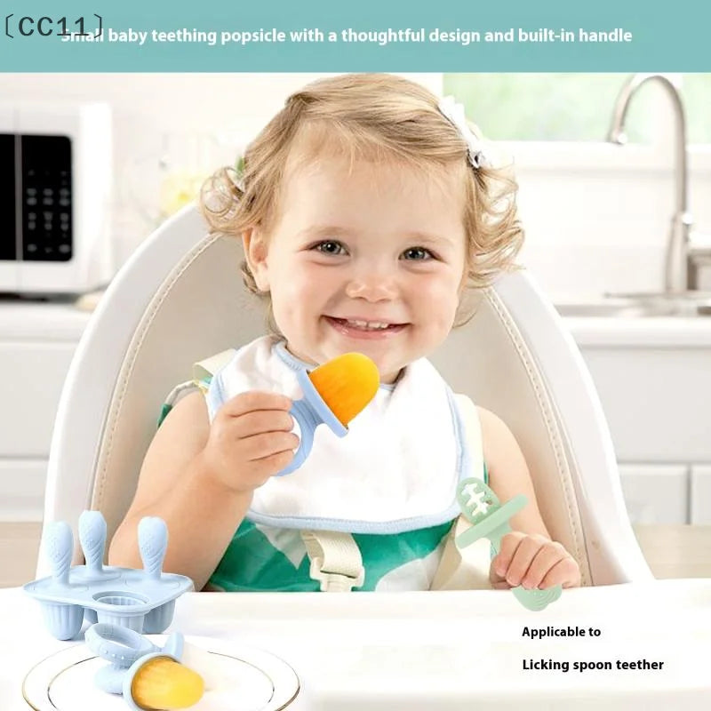 CC11Silicone Ice Cream Breastmilk Popsicle Molds DIY Homemade Mold Qme