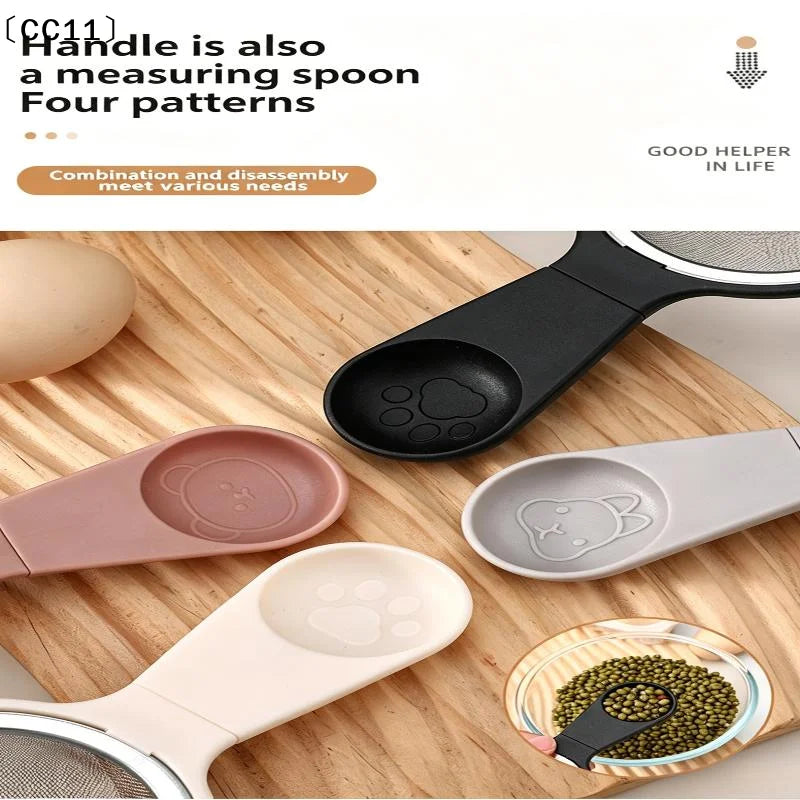 Fine Mesh Strainer Handle Nylon Ultra Handheld Kitchen Sieve Small Qme