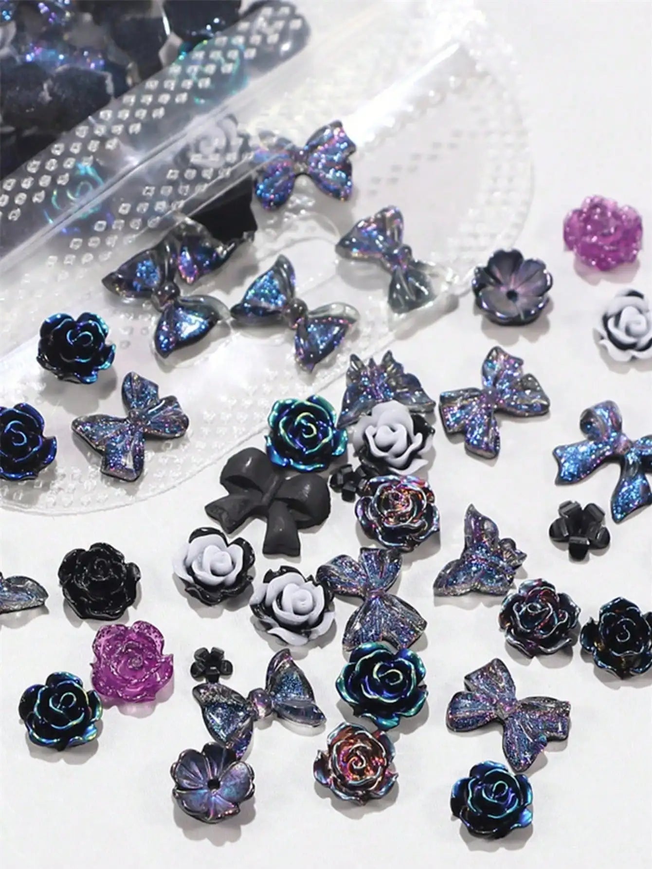 Mixed Nail Art Charms Accessories Decoration Supplies Women Girls Qme
