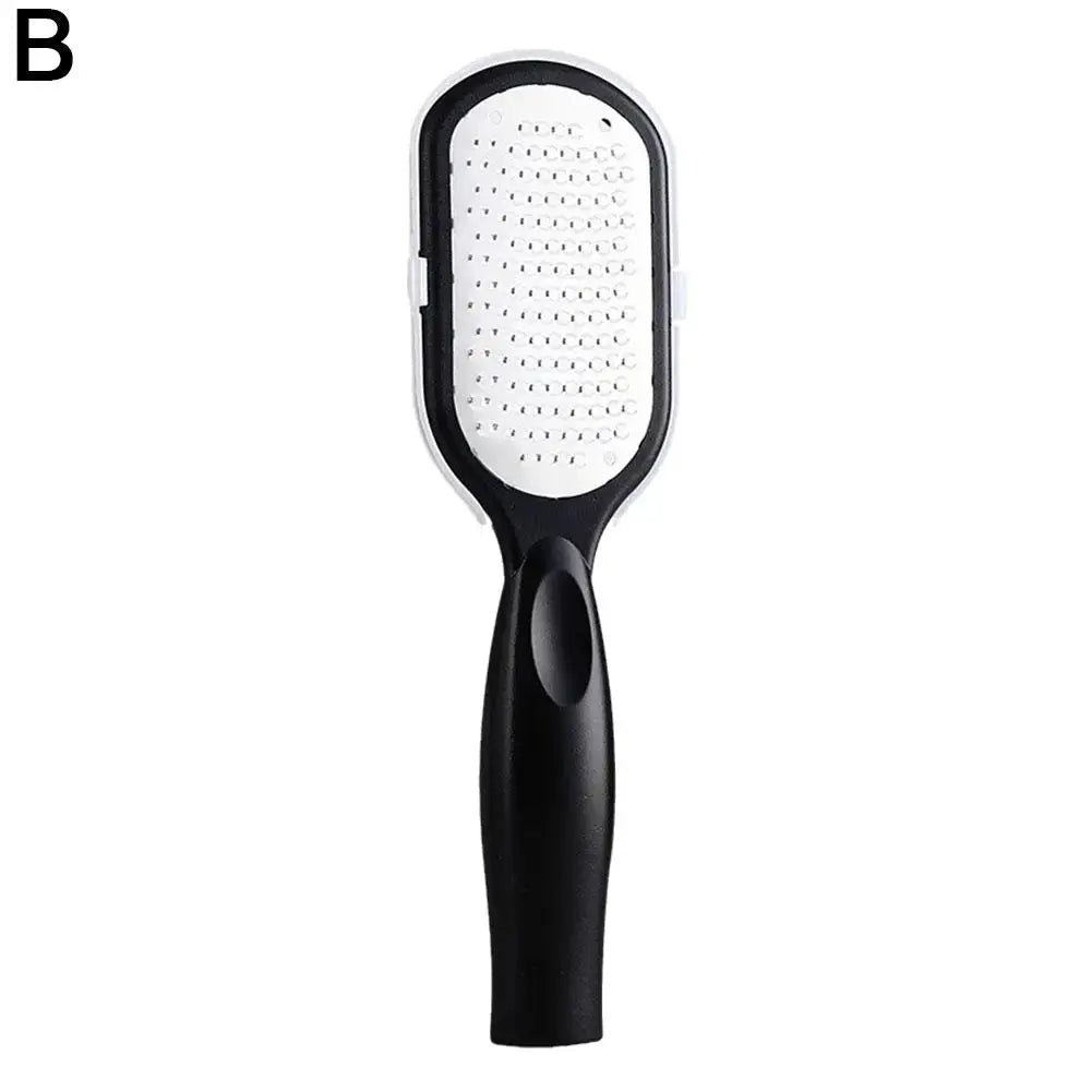 Portable Foot Scrubber Steel Callus Remover Foot File Scraper Foot File With Lid Heel Scraper Dead Skin Remove Qme Black China