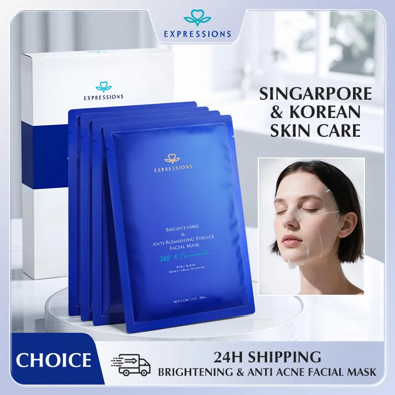 EXPRESSIONS Brightening Anti-blemish Facial Mask Niacinamide Qme 30ml x 10