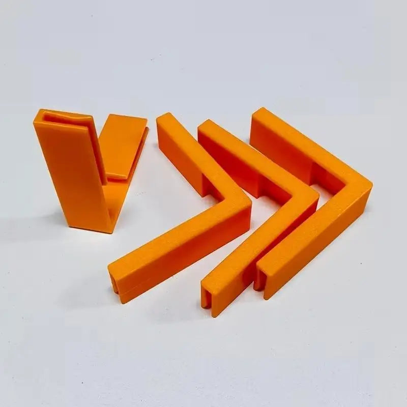 Carton Corner Right Angle Clips,Corrugated Box Edge Reinforcement Fixing Clamps For Box Reuse,Storage Bucket Making(3.1/1.57in) Qme size1 A