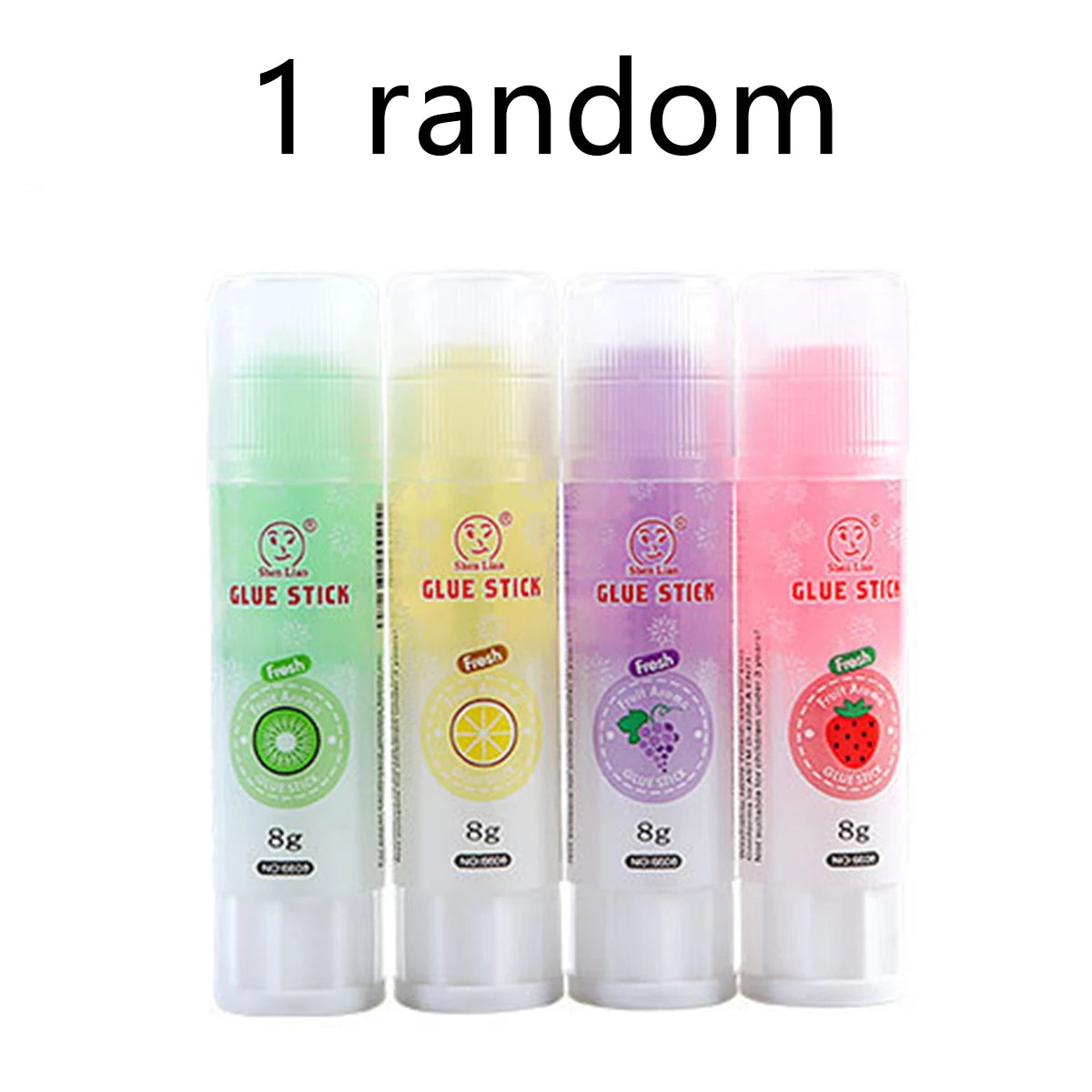 1-4 Pcs Cute Colorful Style Glue Stick High Viscosity Glutstick Solid Glue Paper Sticker Stationery Office Supplies Qme 1 Pc Set
