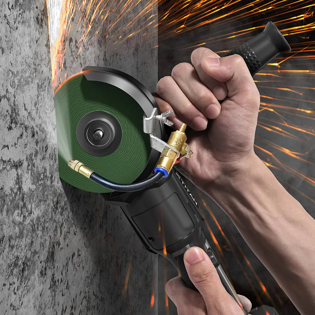 Dust Remover Water Sprayer 2-Mode Rustproof Coolant Attachment Angle Grinder Misting System for Tile Marble Brick Work Qme