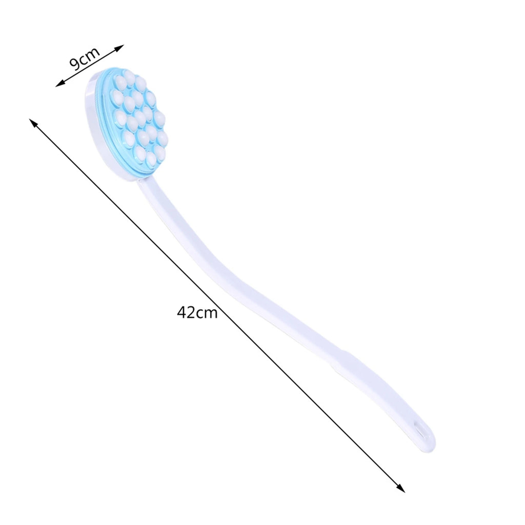 Long Handled Lotion Oil Cream Applicator Body Leg Bath Brush Massager Massaging Tool Back Bath Massager Qme