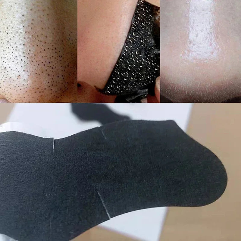 Bamboo Charcoal Blackhead Removal Nose Mask Deep Cleaning Pore Acne Qme