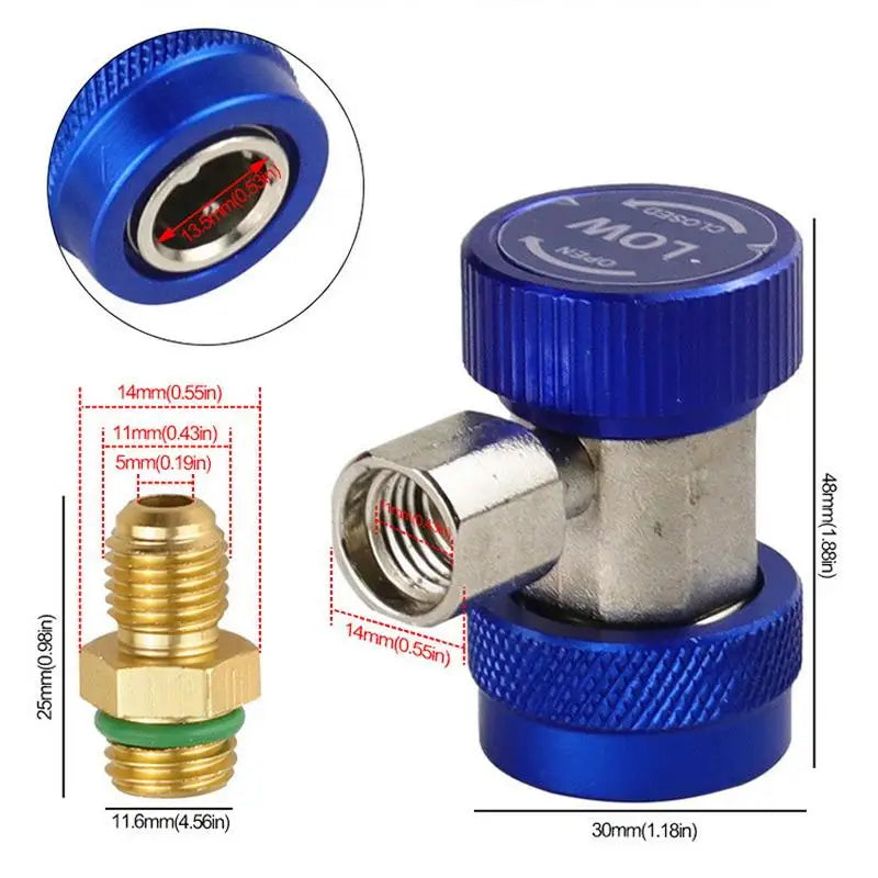 Superior Functionality R134a Refrigerant Adapter Hose Assemblies Car Qme