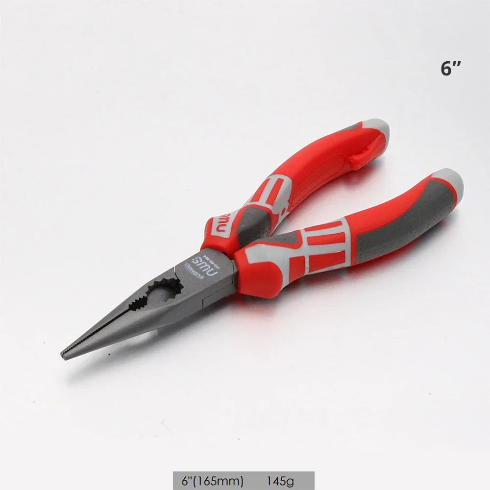 Universal Wire Cutter Needle Nose Crimping Plier Electrician Working Hardware Diagonal Pliers Qme A3