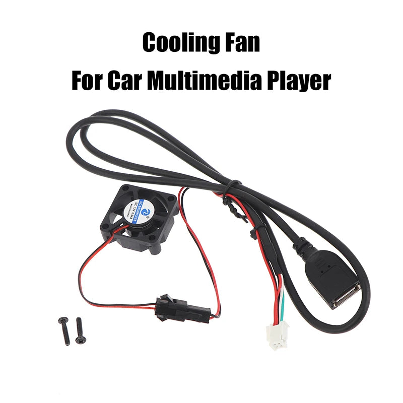 Car Radio Cooling Fan Android Multimedia Video Player Head Unit Qme