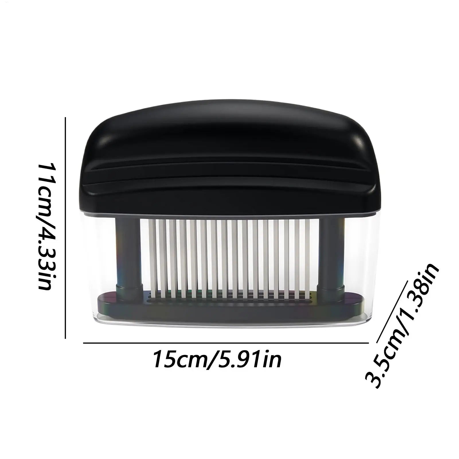 Meat Tenderizer With 48 Needles Kitchen Gadgets Needle Tenderizer Kitchen Tools For Chicken Beef Lamb Pork Veal Fish Pourtry Qme