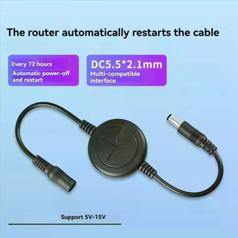 Wifi Router Auto Restart Reset Rebooter 72 Hours Timed Plug Small Qme
