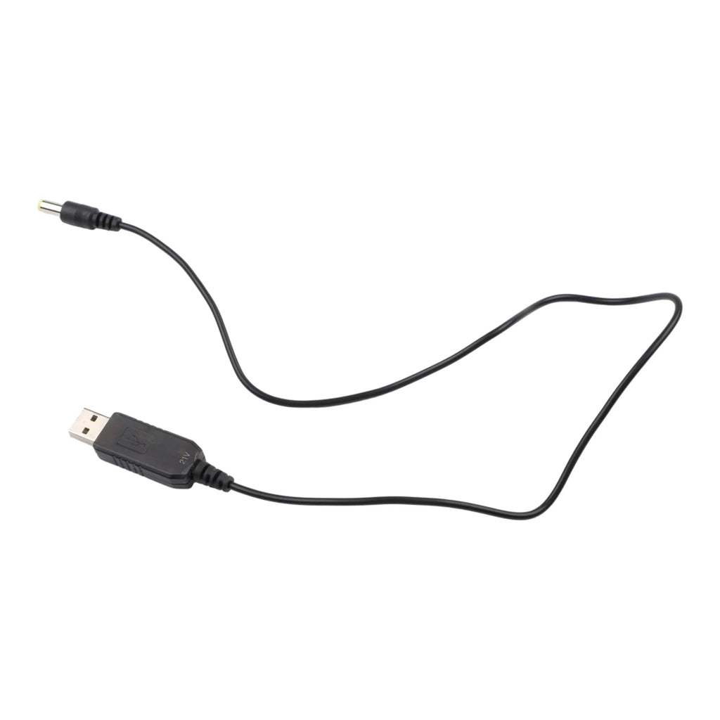 1 *Boost Line 5V To 21V Boost Cable 21V Battery Charging Cable DC Interface USB Adapter For 21V Battery/ 5V Charging Head Qme