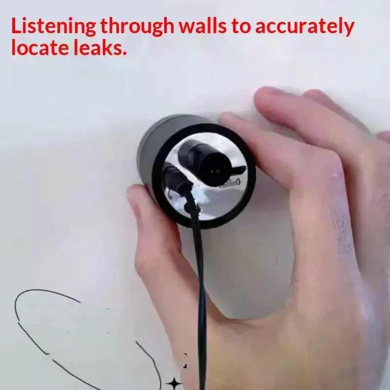 Portable Pipe Leakage Detector With High Sensitivity Probe Perfect For Home Water Pipe Check Repairs Qme