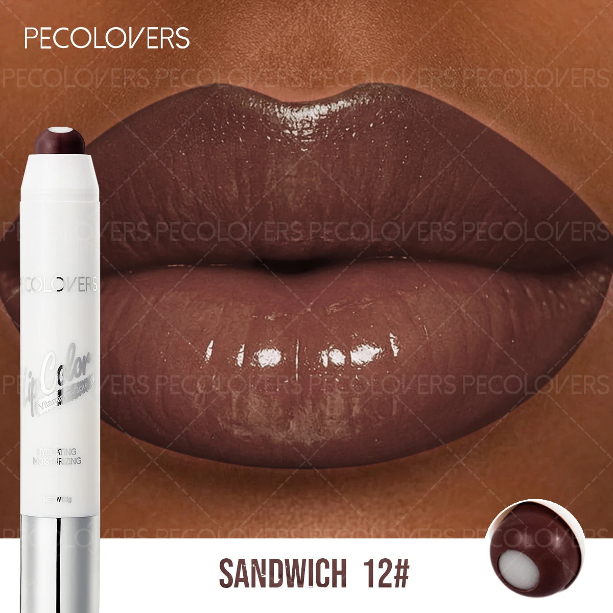Mirror Finish Lip Gloss Pen Pink Velvet Wild Berry Peach Tea Qme 12