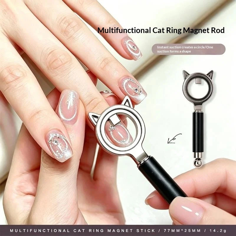 High-strength Magnet Cat Eye Gel Polish Dazzling Black Hole Effect Qme Black