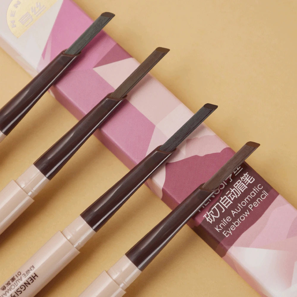 Automatic Double-ended Eyebrow Pencil Long-lasting Three Dimensional Qme