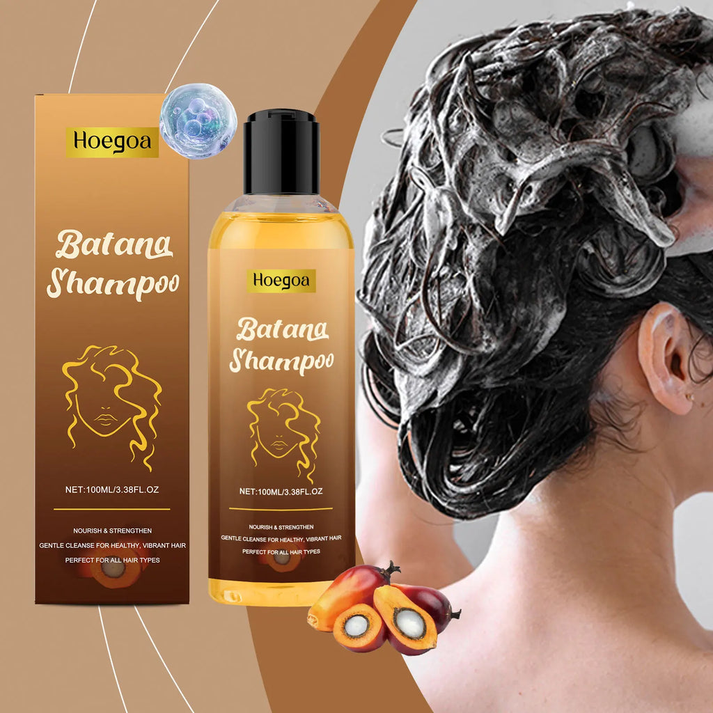 Batana Shampoo Hair Loss Treatment Reduce Scalp Oil Secretion Remove Qme