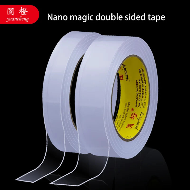 5M Nano Tape Double Sided Tape Transparent Reusable Waterproof Adhesive Strong Tapes Cleanable Kitchen Bathroom Supplie Qme