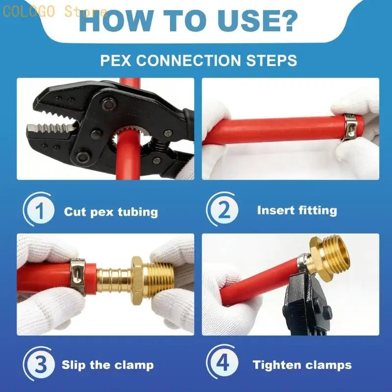 Threaded Brass Hose Fitting 3 4 Male Thread 2 Adapter Irrigation Qme