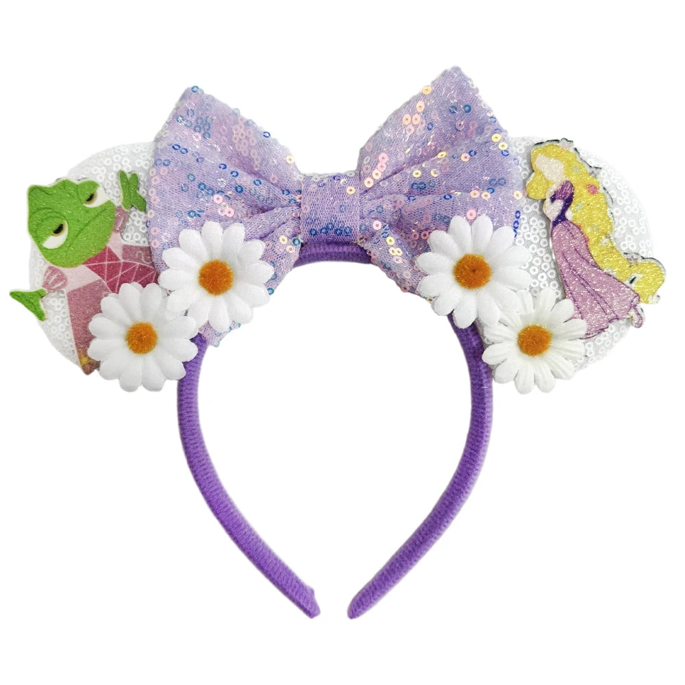 Mickey Mouse Ear Headands Party Christmas Halloween Princess Decoration Costume for Women Adult Cosplay Hairband Hair Accessory Qme Headband 4