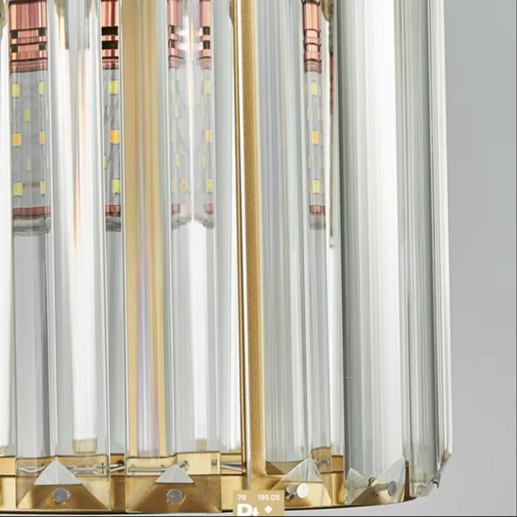 Modern Pendant Light Indoor K9 Led E27 Crystal Chandelier Luxury Ceiling Lamp Bedroom Living Room Dining Room Lustre Fixture Qme