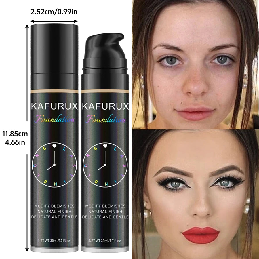 8 Colors Liquid Foundation Effective Concealer Waterproof Qme
