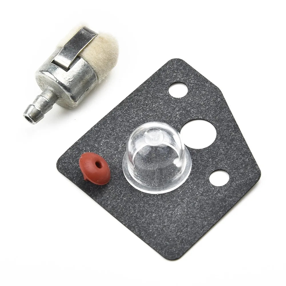 1set Carburetor Air Filter Fuel Line Fuel Tank Grommet Primer Bulb Kit For GX25 GX35 HHB25 ULT425 UMS425 UMK425 Trimmer Qme