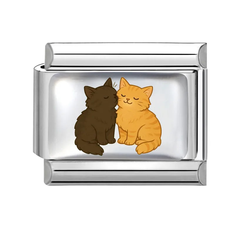 Fashion Pink Heart Dogs Cats Colorful Pets Animals Italian Charm Fit