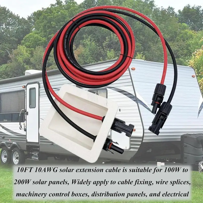 Solar Weatherproof Entry Gland Housing Extension Cable Connector Qme