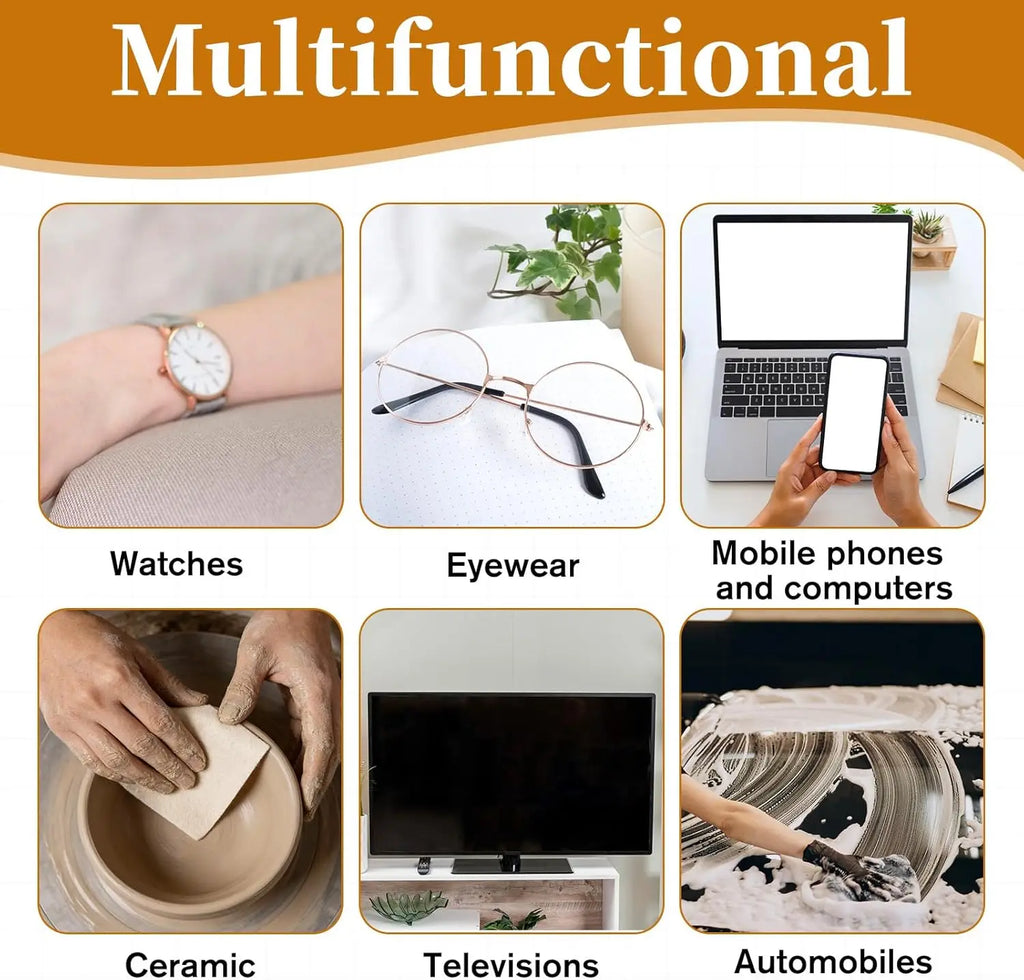 Ceramic Shaping Cloth, Artificial Suede Leather Pottery Tool Kit, Pottery Trimming and Cleaning Tools for Potters. Qme