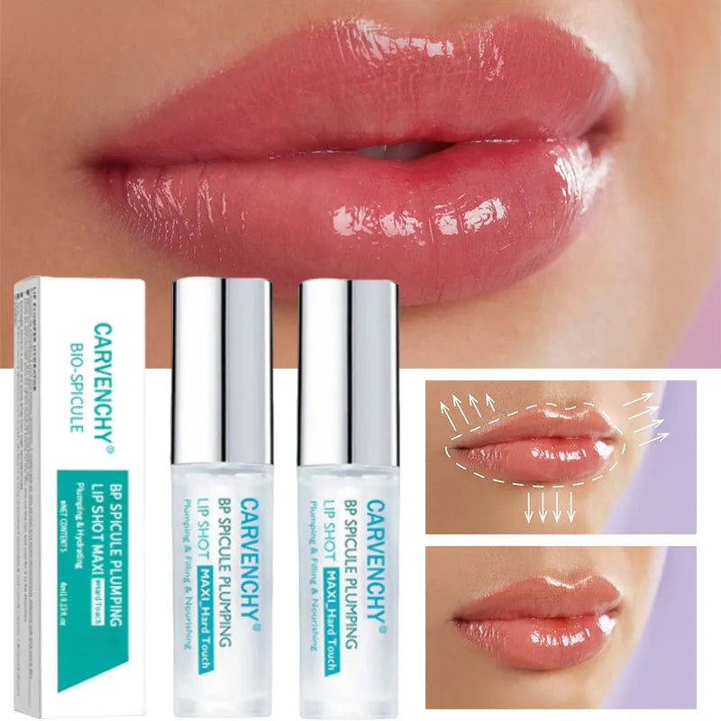 BP Spicule Plump Lip Shot Instantly Volumis Increase Lip Elasticity Long-lasting Moisturize Lip Plumper Gloss Sexy Beauty Makeup Qme 2pc