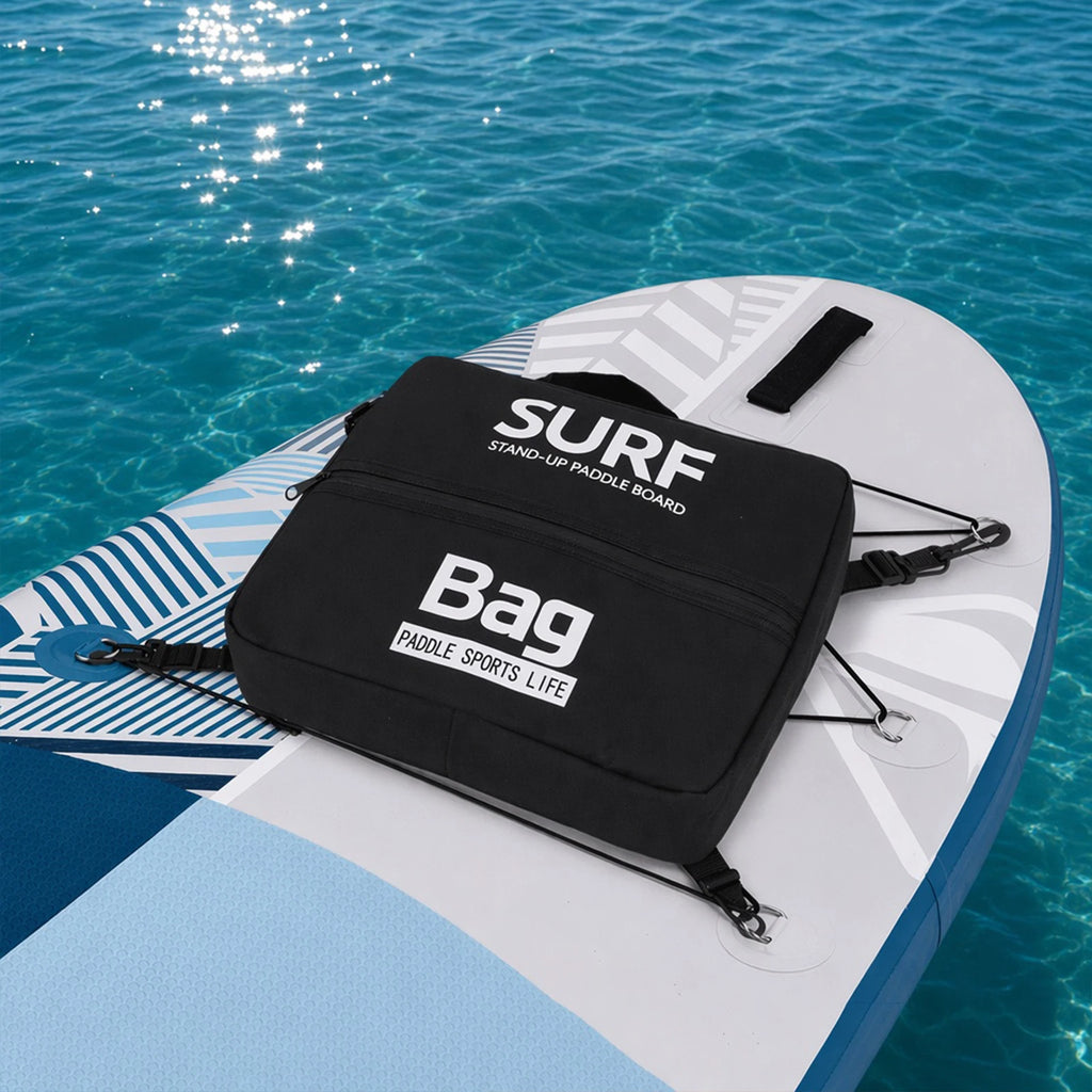 Kayak Paddle Board Deck Bag with Fixing Buckle Stand Up Paddle Board Storage Bags Adjustable Food Storage Pack Surfing Equipment Qme