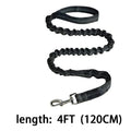 Tactics Dog Collar Control Handle Adjustable Training Nylon Heavy Qme Black Leashes L