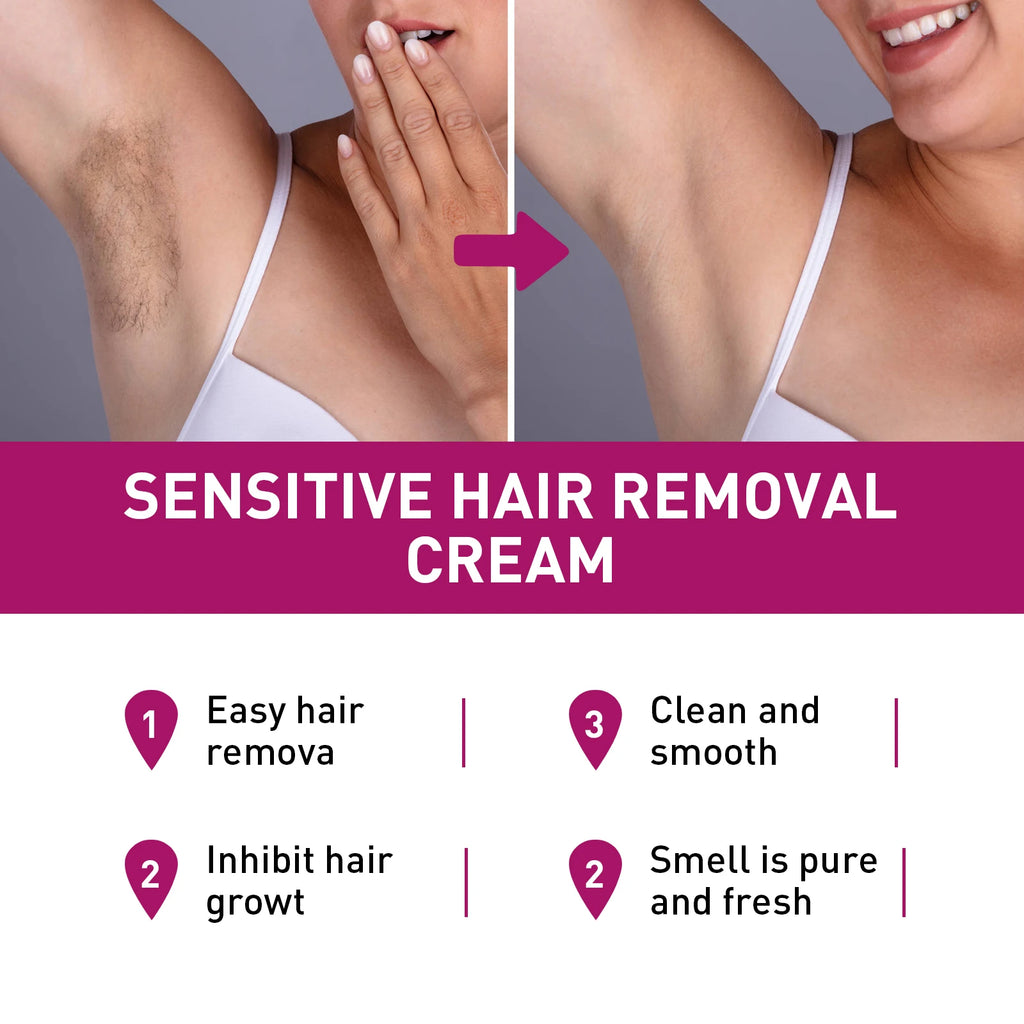Body Hair Removal Cream Permanent Easy Fast Remove Arm Leg Private Qme