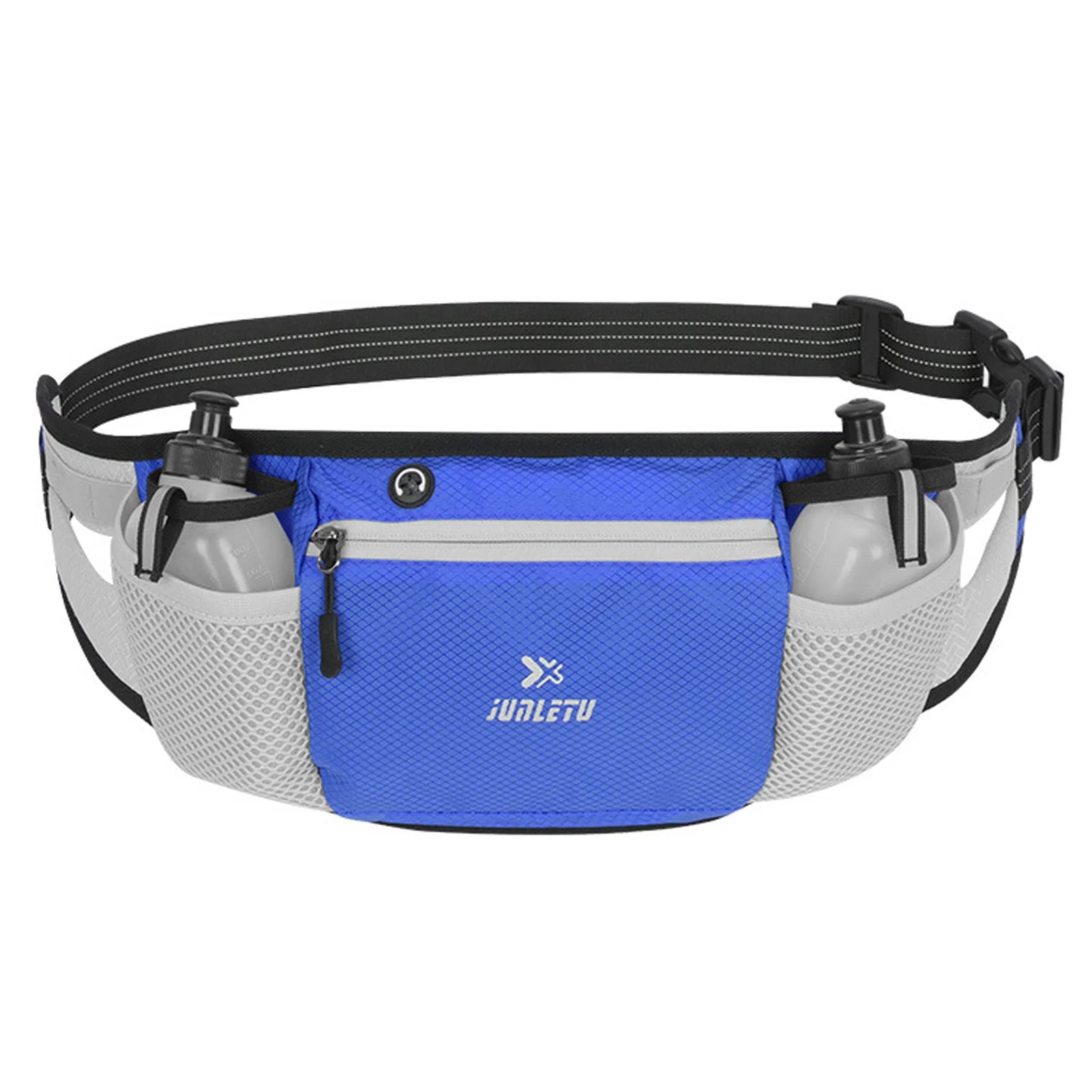 Running Belt Waist Pack Hydration Waist Pack Water Resistant Breathable Runners Belt Water Bottle Fanny Pack for Hiking Camping Qme SKY BLUE