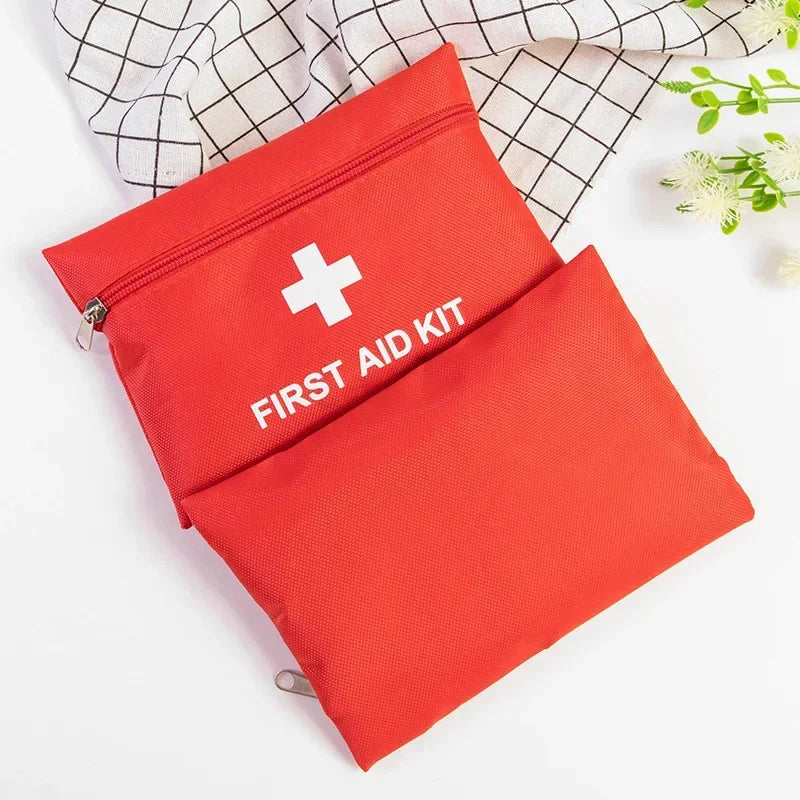 Portable Waterproof Emergency Medical Treatment First Aid Kit Bag Only For Outdoor Camp Travel Fishing Qme