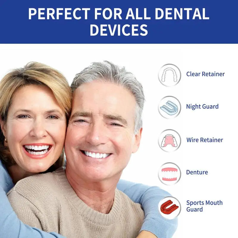 Multipack Denture Cleaning Tablets Teeth Brightening Freshen Breath Qme