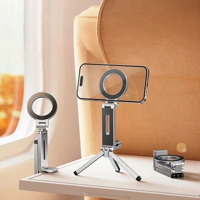 Travel Mobile Phone Magnetic Suction Bracket Magsafe Portable Clip Qme