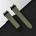 20mm Quick fit Leather Band for Samsung Galaxy Watch 6 5 4 40 44mm watch 5 pro 45 for 6/4 classic 43 47mm 42 46mm No Gaps Strap Qme GrassGr Galaxy Watch 4 44mm